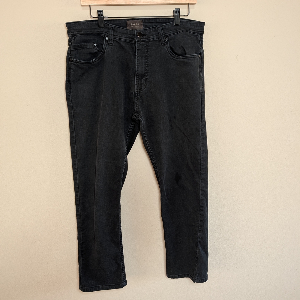JACHS New York Black Jeans‎ Men’s 36x30 Stretch Denim